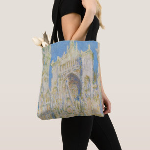 Tote Bag Cathédrale de Rouen, Portail, Lumière du matin Cla