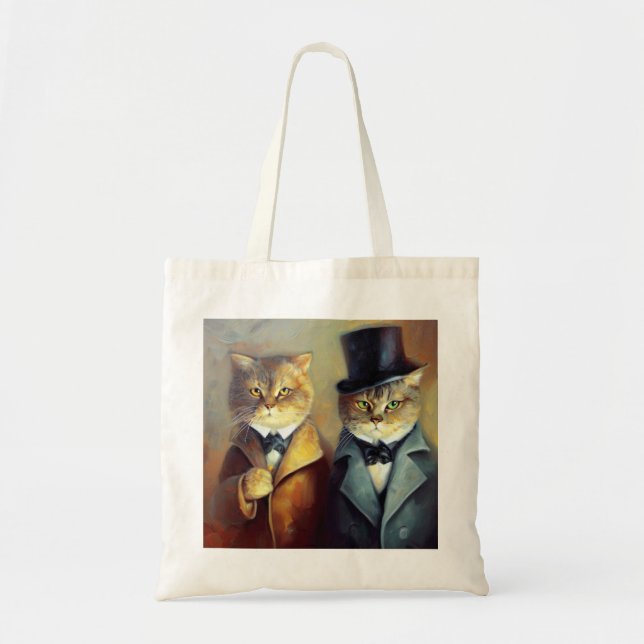 Tote Bag Cats As Holmes et Watson (Devant)