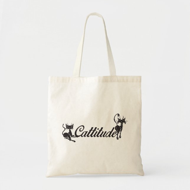 Tote Bag Cattitude Fourre-tout (Devant)