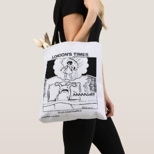 Tote Bag Cauchemar des limaces Classique LTCartoons Bande d