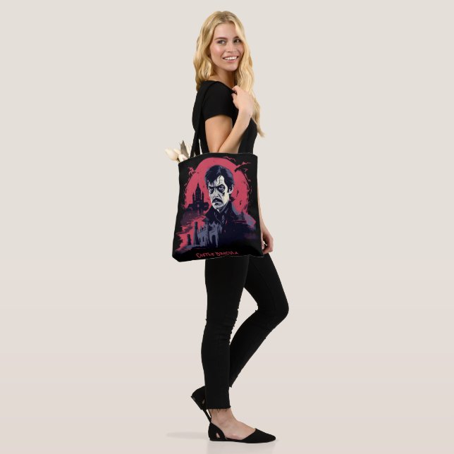 Tote Bag Cauchemar gothique (Sur le modèle)