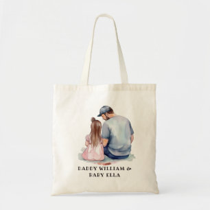 Tote Bag Caution père et fille (7)