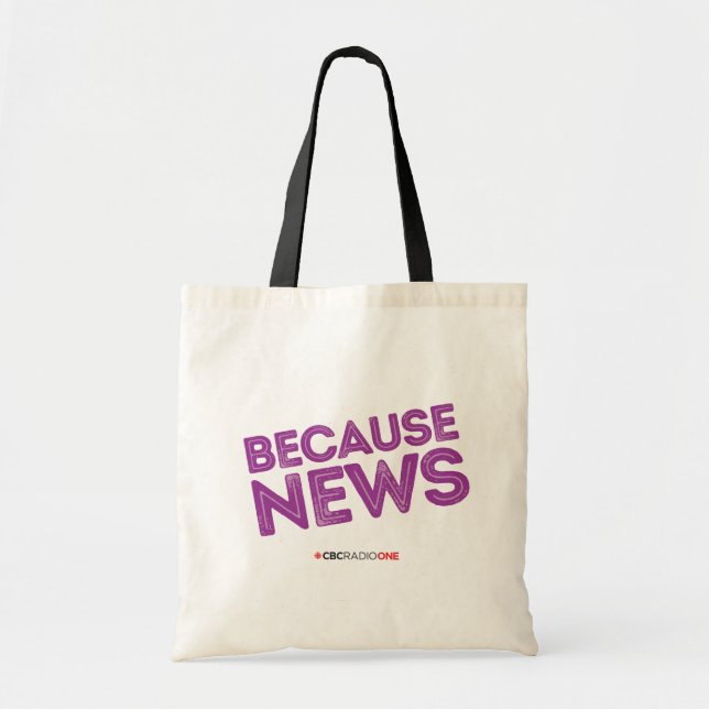 Tote Bag CBC Parce que les nouvelles (Devant)