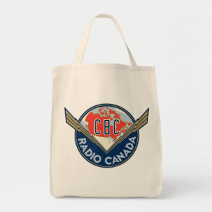 Tote Bag CBC Retro 1940s Logo Grocery Fourre-tout
