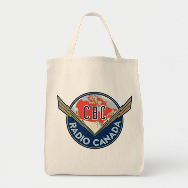 Tote Bag CBC Retro 1940s Logo Grocery Fourre-tout (Devant)