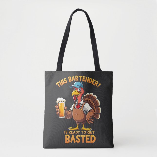 Tote Bag Ce barman est prêt à se faire exploser (Devant)
