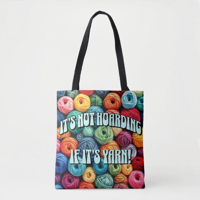 Tote Bag Ce n'est pas de l'accumulation si c'est du fil (Devant)