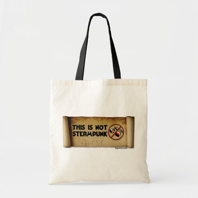 Tote Bag Ce n'est pas Steampunk (Devant)