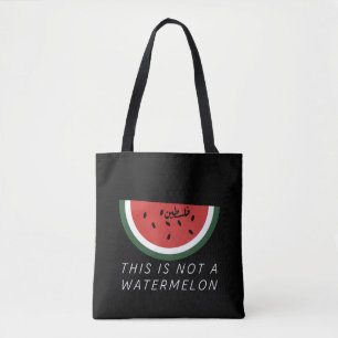 Tote Bag Ce n'est pas une pastèque - Palestine