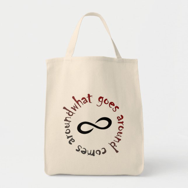 Tote Bag Ce qui circule, vient autour (Devant)