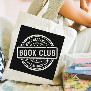 Tote Bag Ce qui se passe dans le style rétro du Book Club