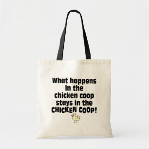 Tote Bag Ce qui se produit dans la cage de poulet