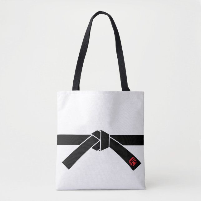 Tote Bag Ceinture noire, Arts martiaux, 黒 帯, 武 道 (Devant)