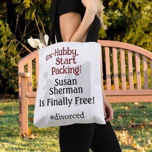 Tote Bag Célébration de la fête de divorce Ex Hubby Commenc