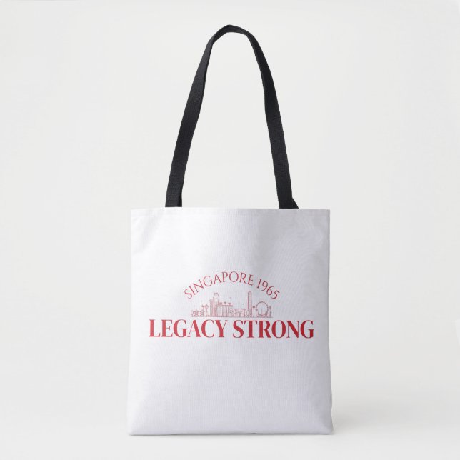 Tote Bag Célébration de Majulah Singapura (Devant)