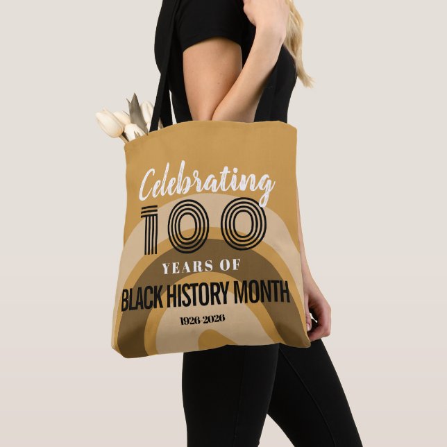 Tote Bag Célébration des 100 ans du Mois de l'histoire des  (De près)