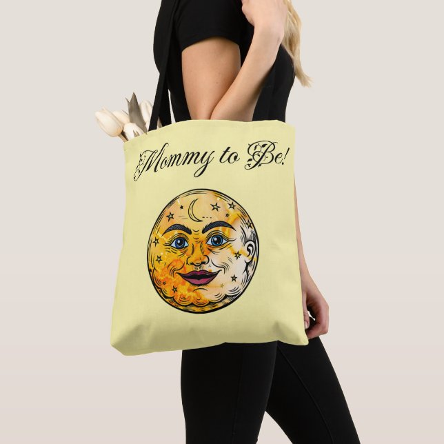 Tote Bag Célébration du Baby shower de la Lune (De près)
