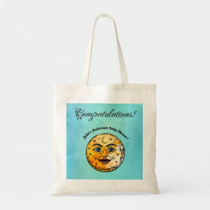 Tote Bag Célébration du Baby shower de la Lune