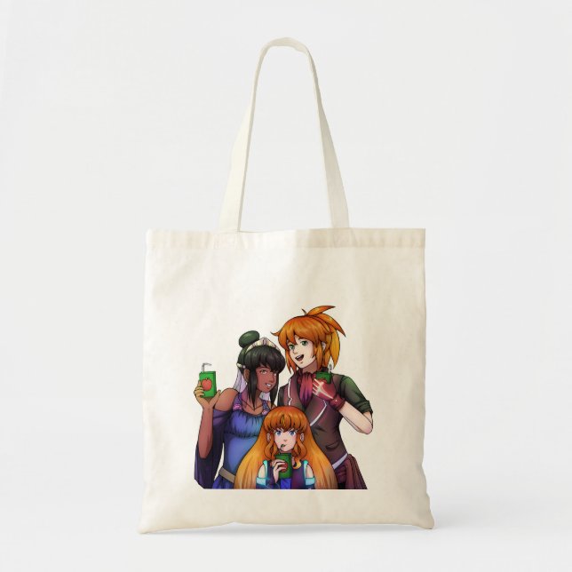 Tote Bag Célébration du nouvel an spatial (Devant)