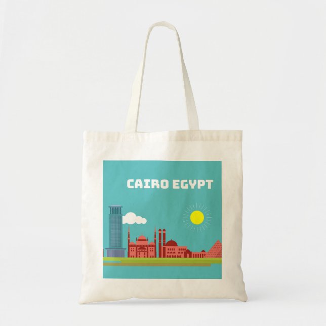 Tote Bag Célèbre Caire Egypte (Devant)