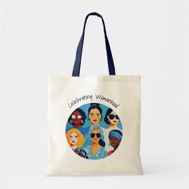 Tote Bag Célébrer les femmes puissantes | Amis | Pour elle (Devant)