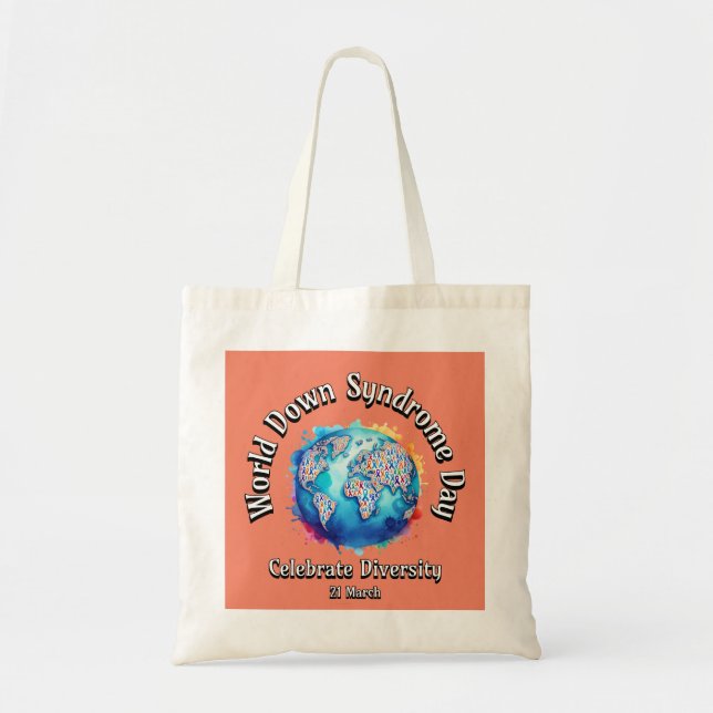 Tote Bag Célébrez la diversité. (Devant)