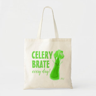 Tote Bag Celerybrate tous les jours - Célery Pun