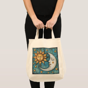 Tote Bag Céleste lunaire