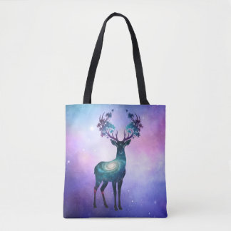 Tote Bag Celestial Deer Silhouette Tote