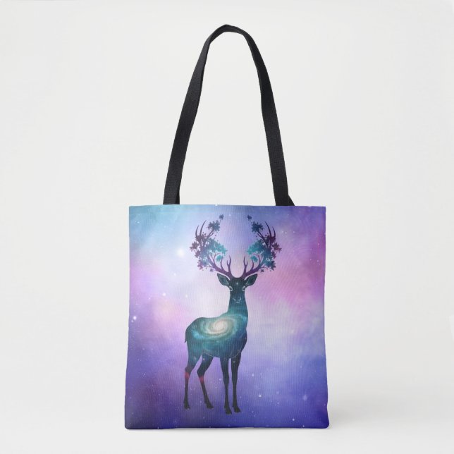 Tote Bag Celestial Deer Silhouette Tote (Devant)