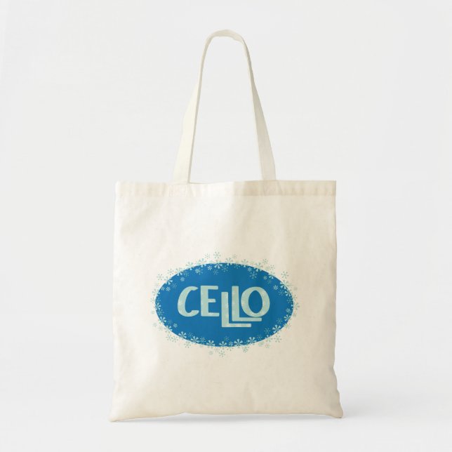 Tote Bag Cello d'hiver (Devant)