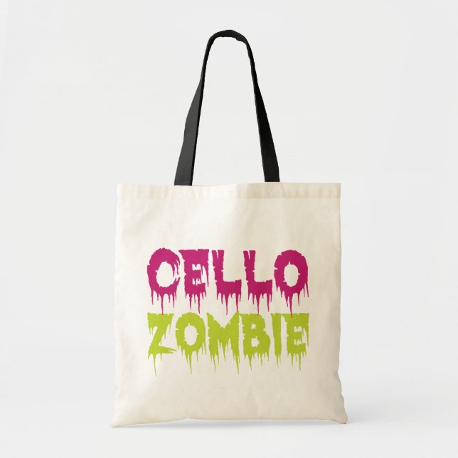 Tote Bag Cello Zombie (Devant)
