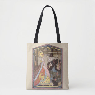 Tote Bag Cendrillon et Marraine Fée, Conte de Fées Vintage