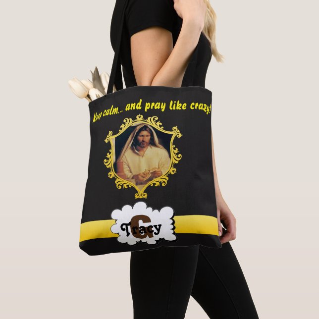 Tote Bag Cène Divine : Casser Le Pain Avec Jésus (De près)