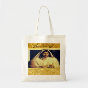 Tote Bag Cène Divine : Casser Le Pain Avec Jésus