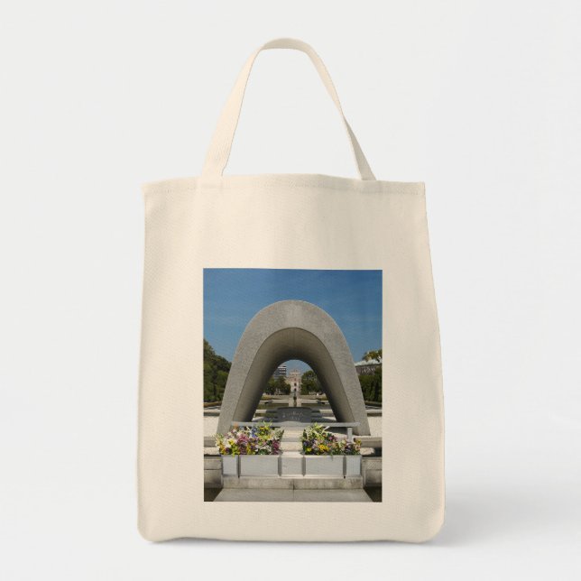 Tote Bag Cénotaphe commémoratif d'Hiroshima (Devant)