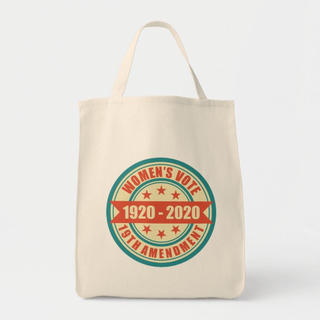 Tote Bag Centennial du droit de vote des femmes (Devant)