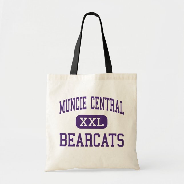 Tote Bag Central de Muncie - Bearcats - haut - Muncie (Devant)