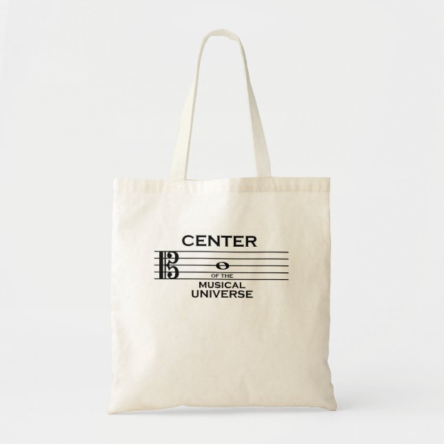 Tote Bag Centre de l'Univers Musical Alto Clef Design (Devant)
