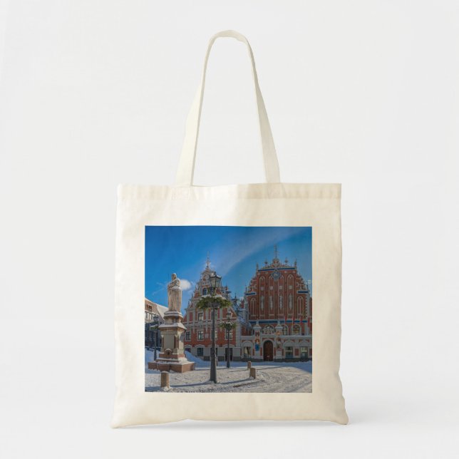 Tote Bag Centre historique de Riga, Lettonie (Devant)