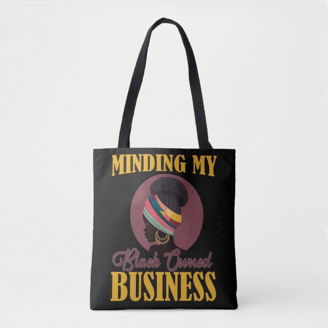 Tote Bag CEO African AMERICAN Small Business (Devant)