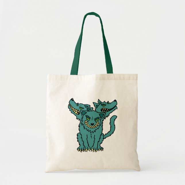 Tote Bag Cerberus - le chien d'enfer dirigé par trois (Devant)