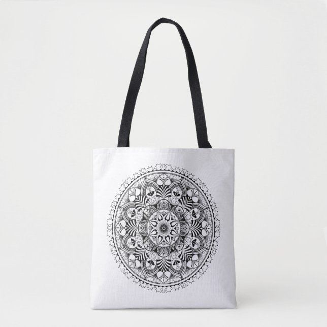 Tote Bag Cercle 2 de mandala (Devant)