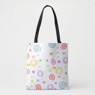 Tote Bag Cercle Abstrait des torsades