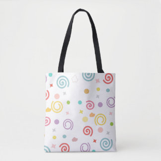 Tote Bag Cercle Abstrait des torsades