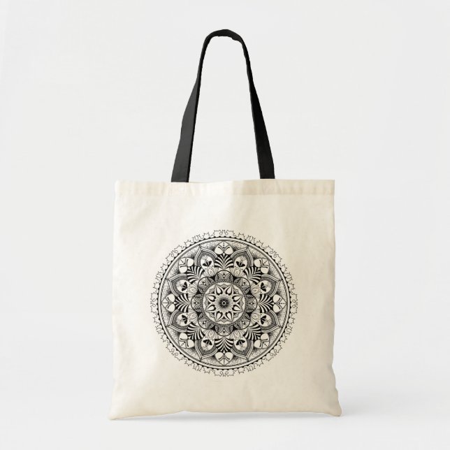 Tote Bag Cercle de mandala (Devant)