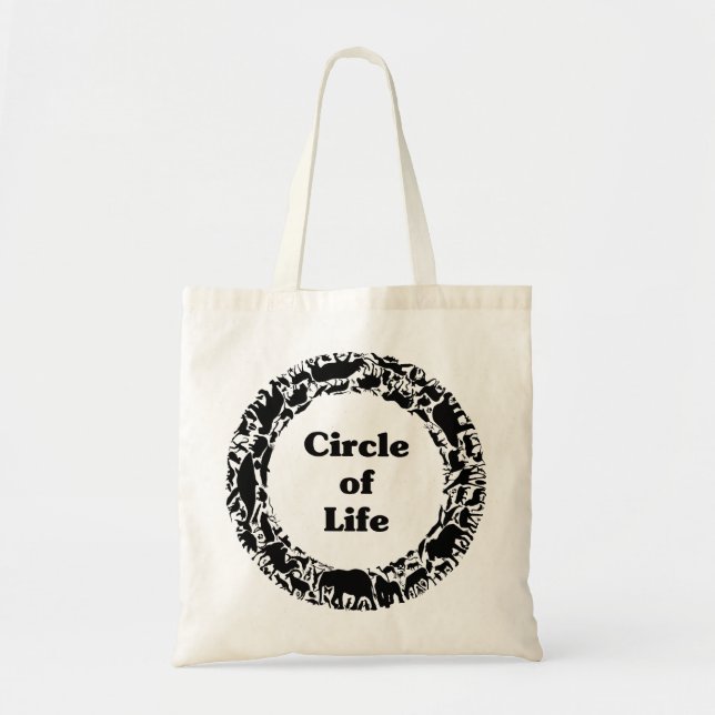 Tote Bag Cercle de vie (Devant)