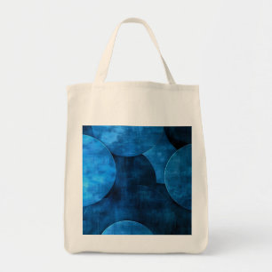 Tote Bag Cercles de lune bleue