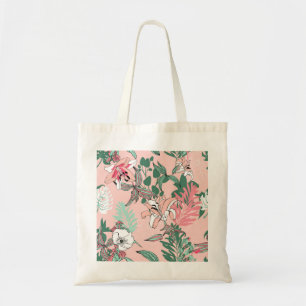 Tote Bag Cercles D'Illusion Optique : Patte Monochrome Sans