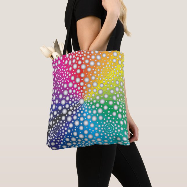 Tote Bag Cercles Mandala 2 (De près)